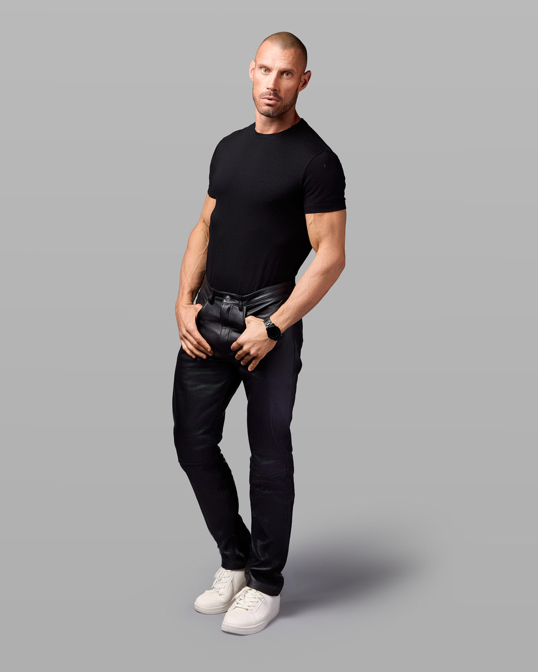 Ember 5-Pocket Leather Pant