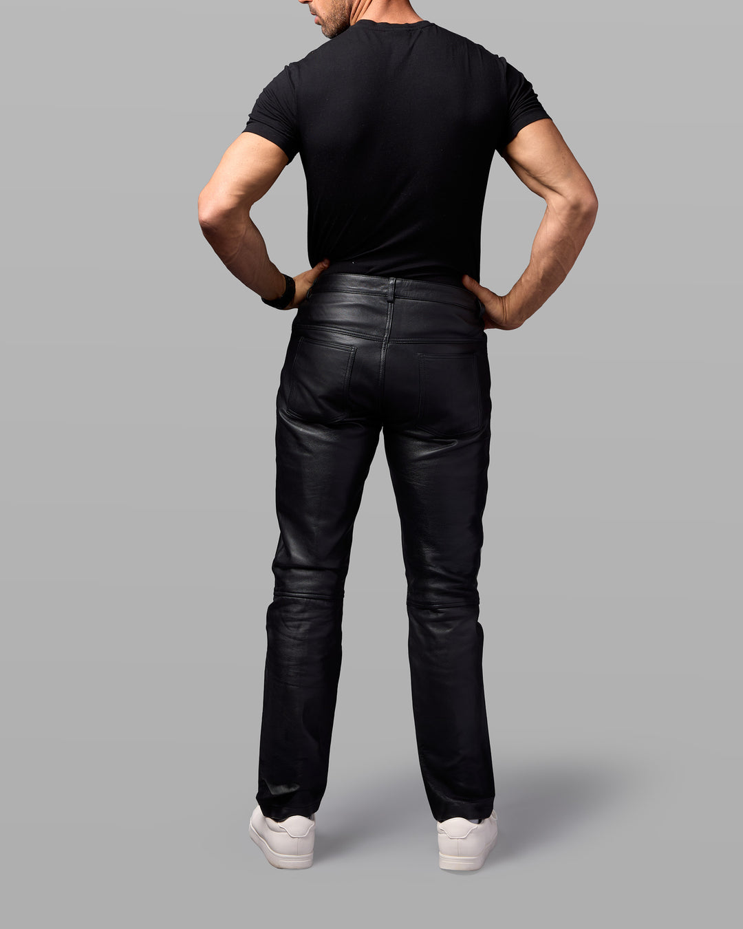 Ember 5-Pocket Leather Pant