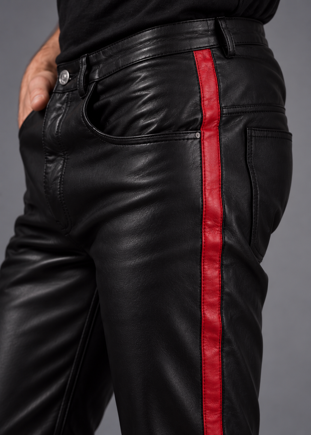 Ember 5-Pocket Leather Pant