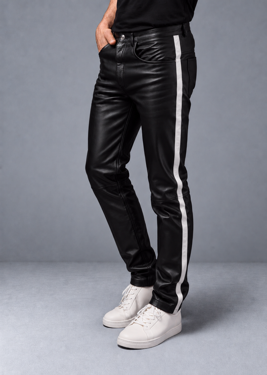 Ember 5-Pocket Leather Pant