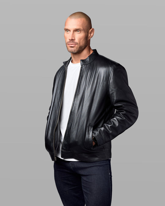 Avanti Leather Racer Jacket