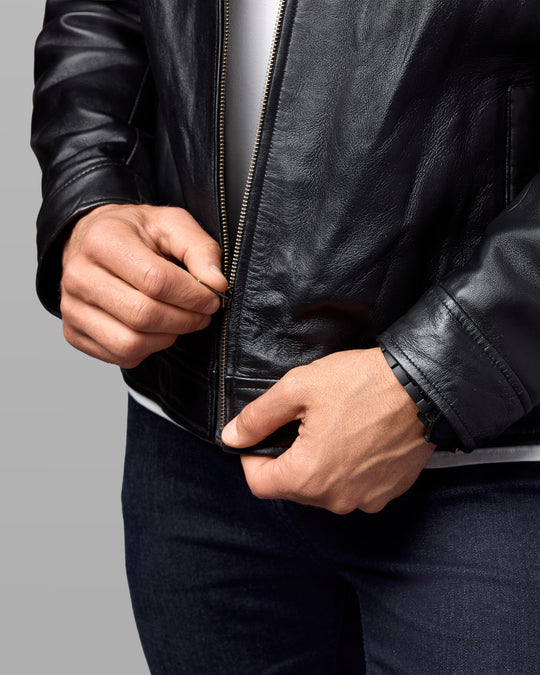 Avanti Leather Racer Jacket