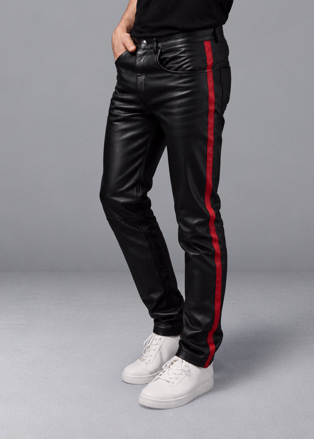 Ember 5-Pocket Leather Pant